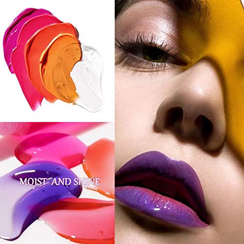 Reddhoon 2 Pack Moisturize Lip Gloss Base, Clear Lip Gloss Base Oil Material ...