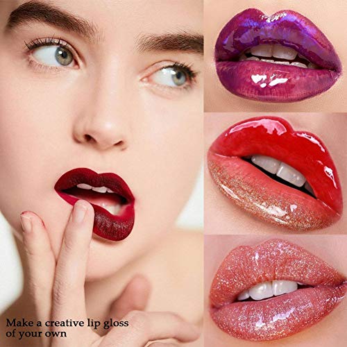 Reddhoon 2 Pack Moisturize Lip Gloss Base, Clear Lip Gloss Base Oil Material ...