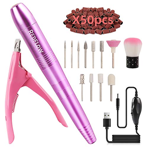 RedFlow Electric Nail Drill, Acrylic Nail Drill Kit, for Nail File Exfoliatin...