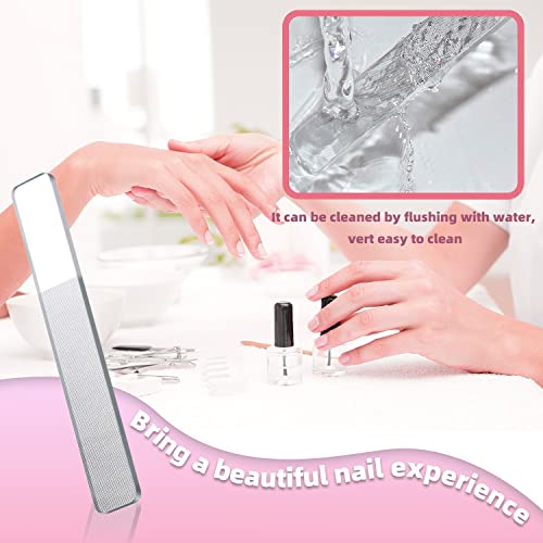 RedFlow Glass Nail File,Nail Buffer Set Contains 7 Nano Glass Nail Files ,Pro...