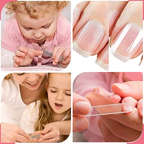 RedFlow Glass Nail File,Nail Buffer Set Contains 7 Nano Glass Nail Files ,Pro...