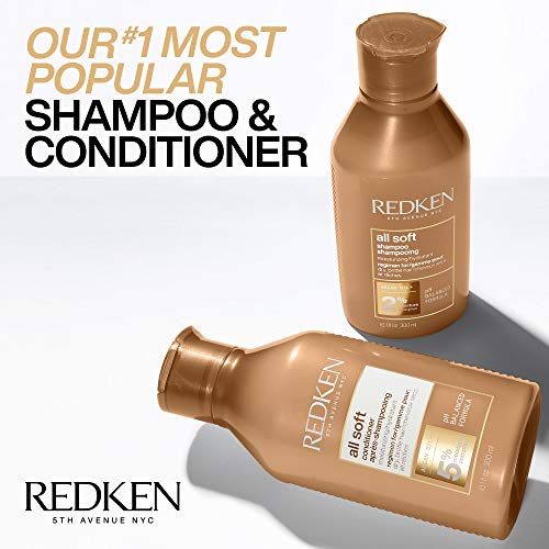 Redken All Soft Shampoo | For Dry/Brittle Hair | Provides Intense Softness an...