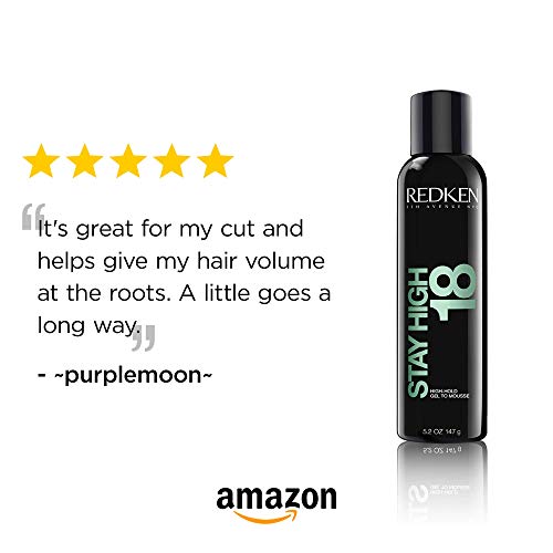 Redken Stay High 18 High-Hold Gel To Mousse | For All Hair Types | Provides L...