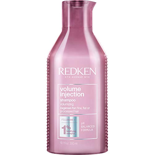 Redken Volume Injection Shampoo | For Fine Hair | Adding Lift & Body | Parabe...