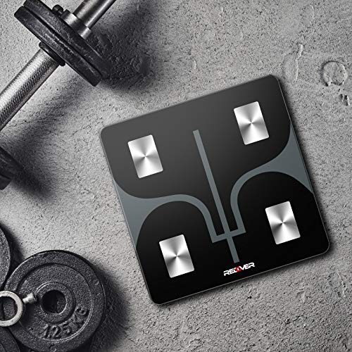 REDOVER-Bluetooth Body Fat Scale with Smartphone App, Smart Wireless Digital ...