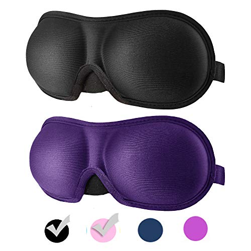 REEBENT 3D Eye mask for Sleeping,Machine Washable, Sleep Mask for Women, Blin...