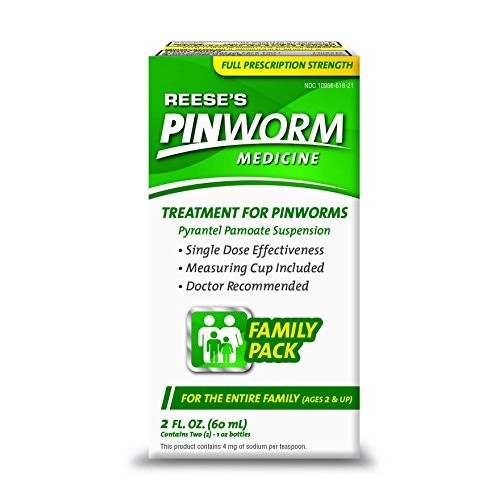Reeses Pinworm Medicine Liquid For Entire Family, Full Prescription Strength,...