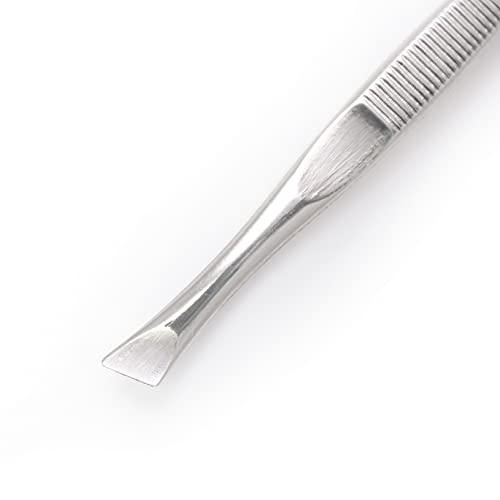 Refine Tweezers Slant Tip, silver, 3 Count