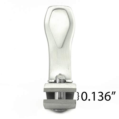 Refine Wide Straight Cut Jaw Toenail Clipper, silver, 2 Count