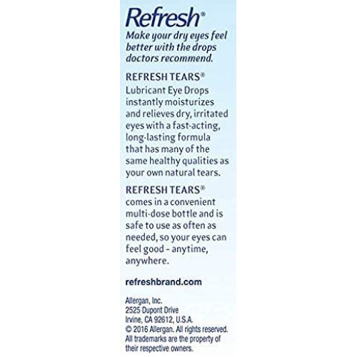 Refresh Tears Lubricant Eye Drops - 0.5 Fl. Oz (4 Count)