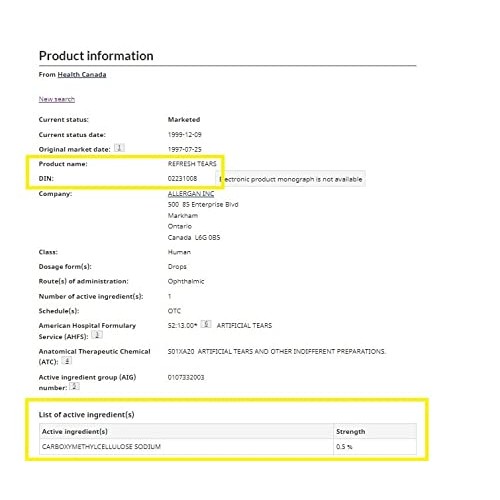 Refresh Tears Lubricant Eye Drops - 0.5 Fl. Oz (4 Count)