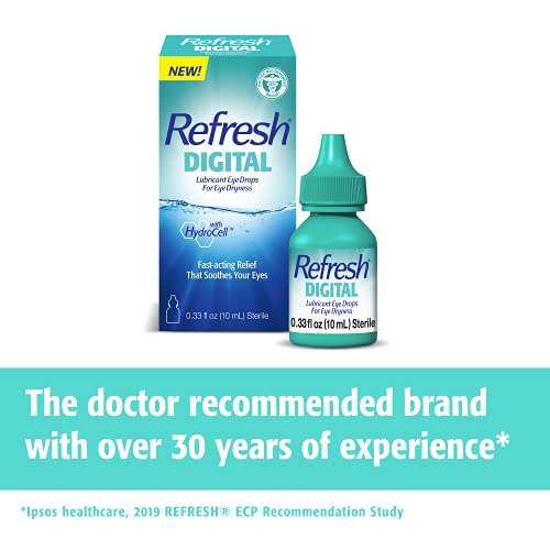 Refresh Digital Lubricant Eye Drops, 0.33 Fl Oz Sterile