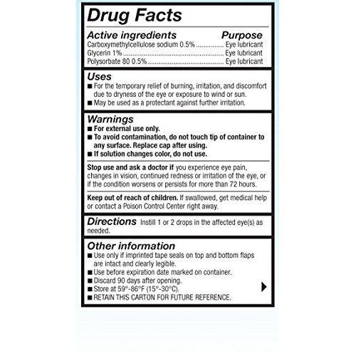 Refresh Optive Advanced Eye Drops, 0.33 Fl Oz (Twin Pack)