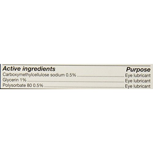 Refresh Optive Advanced Lubricant Eye Drops For Dry Eyes, Preservative-Free, ...