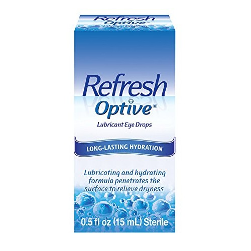 Refresh Optive Lubricant Eye Drops, 0.5 Fl Oz Sterile