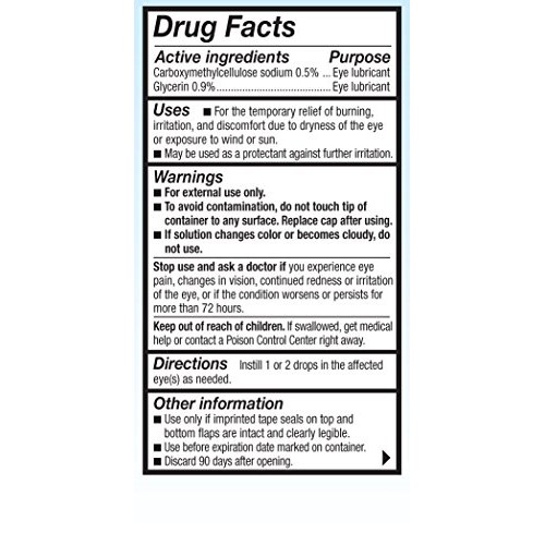 Refresh Optive Lubricant Eye Drops, 0.5 Fl Oz Sterile