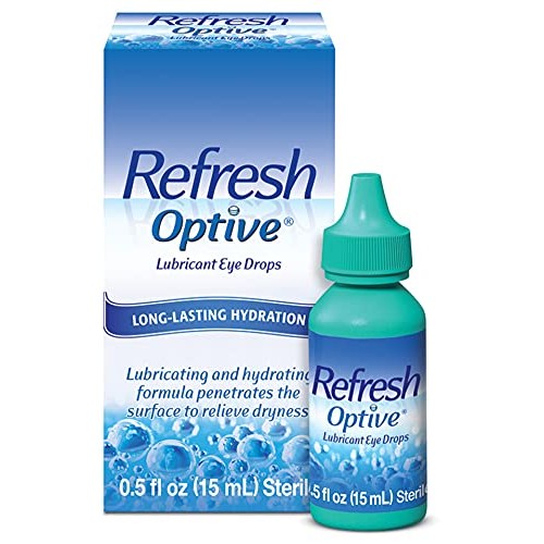 Refresh Optive Lubricant Eye Drops, 0.5 Fl Oz Sterile