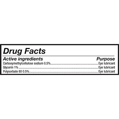 Refresh Optive Mega-3 Lubricant Eye Drops, Preservative-Free, 0.01 Fl Oz Sing...