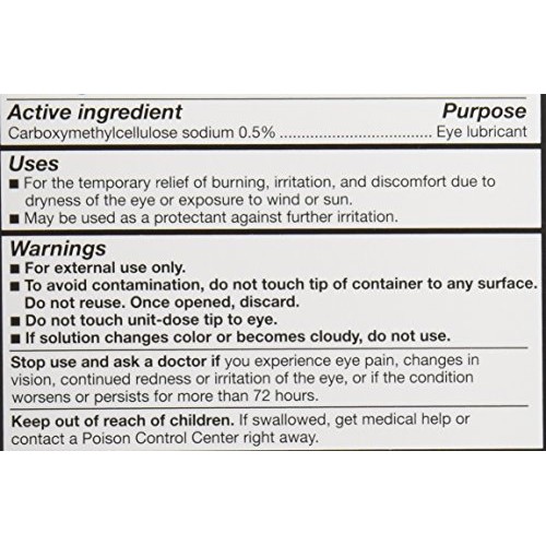 Refresh Plus Lubricant Eye Drops, Preservative-Free, 0.01 Fl Oz Single-Use Co...