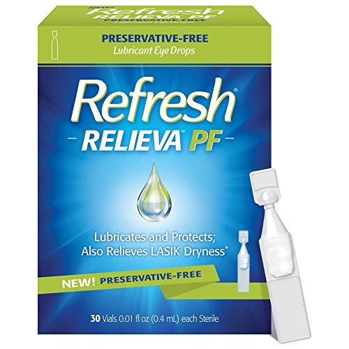 Refresh Relieva PF Lubricant Eye Drops, Preservative-Free, 0.01 Fl Oz Single-...