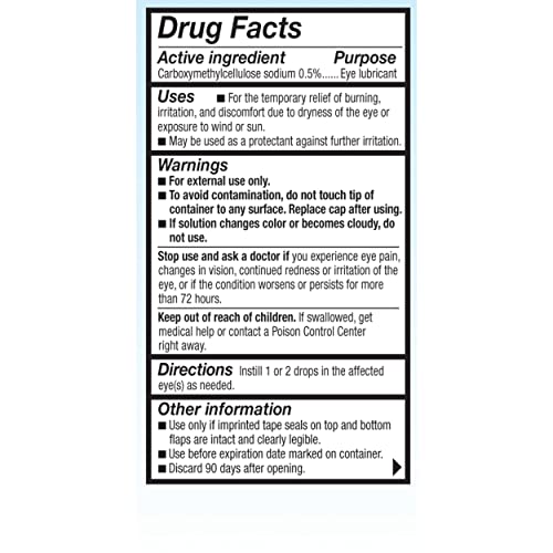 Refresh Tears drops, .5 oz