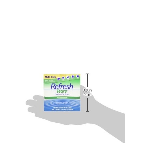 Refresh Tears Lubricant Eye Drops (4 x .5 fl oz and 1 x .17 fl oz. bottles)