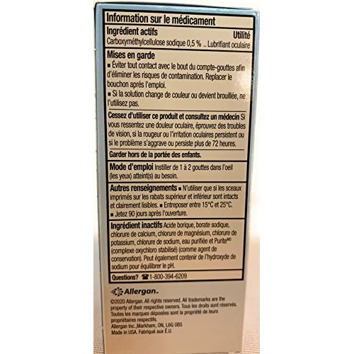 Refresh Tears Lubricant eye drops 4x15 ml, 1x5 ml