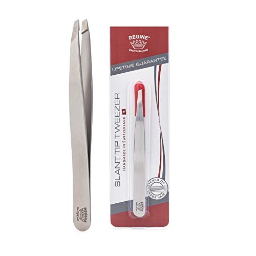 Regine Switzerland Slant Tweezer - Handmade in Switzerland - Professional Eye...