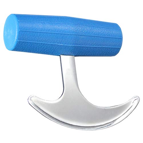 Rehabilitation Advantage T-grip Rocker Utensil With Plastic Blue Handle
