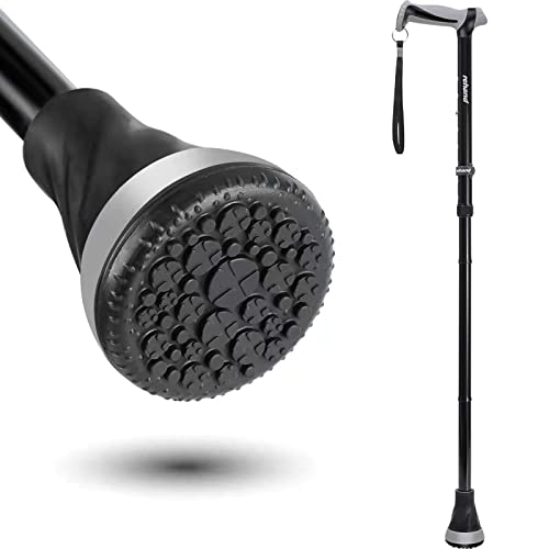 All Terrain Walking Cane, Foldable Walking Sticks for Seniors & Adults, Pivot...