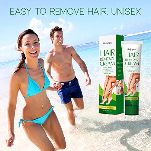 REJOPES Hair Removal Cream - Painless Flawless Depilatory Cream, Gentle & Soo...
