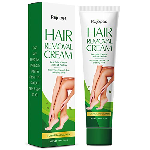 REJOPES Hair Removal Cream - Painless Flawless Depilatory Cream, Gentle & Soo...