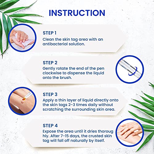 Skin Tag Remover, Warts & Mole Remover Pen, Skin Tags Dry and Fall Away, Skin...