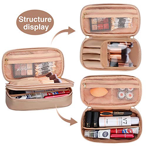 Makeup Bag, Relavel Small Travel Makeup Bag Cosmetic Bags for Women Girls Dua...