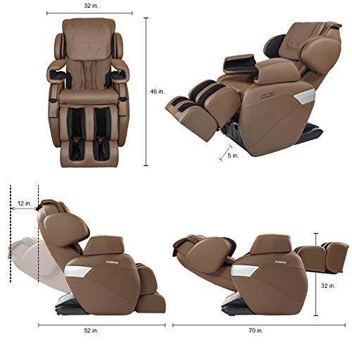 RELAXONCHAIR [MK-II Plus] Full Body Zero Gravity Shiatsu Massage Chair with B...