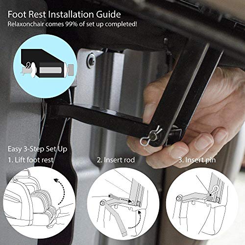 RELAXONCHAIR [MK-II Plus] Full Body Zero Gravity Shiatsu Massage Chair with B...