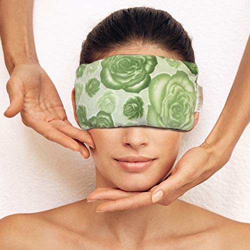 Relaxso Flax Seed Pain-Out Bamboo Eye Pillow with Lavender, Natural Bamboo Teal