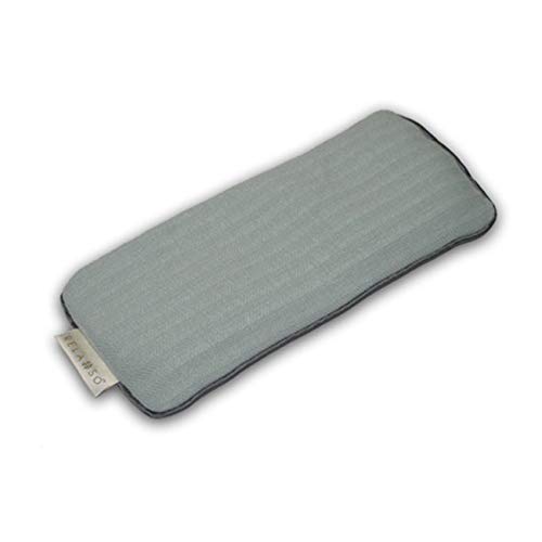 Relaxso Flax Seed Pain-Out Bamboo Eye Pillow with Lavender, Natural Bamboo Teal