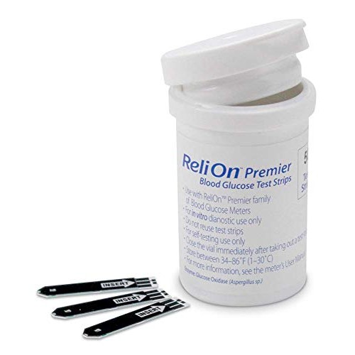 ReliOn Premier Blood Glucose Test Strips, 100 Ct (2 pk)
