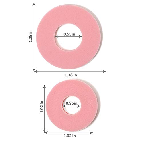 42 Piece Large Variety Pack Callus Cushion Foam Pads for Feet, Toes, Heel or ...