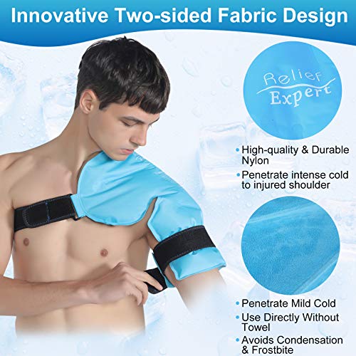 Relief Expert XL Shoulder Ice Pack Rotator Cuff Cold Therapy for Injuries Reu...