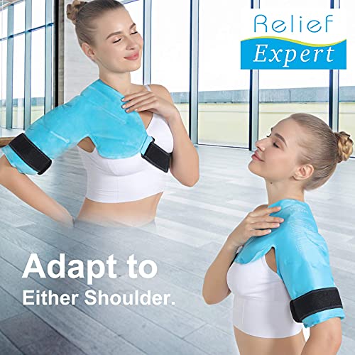 Relief Expert XL Shoulder Ice Pack Rotator Cuff Cold Therapy for Injuries Reu...