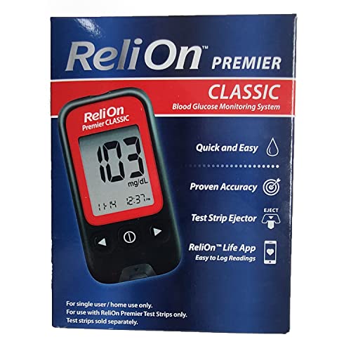 Relion Prime Blood Glucose Monitoring System, Red by Reli On
