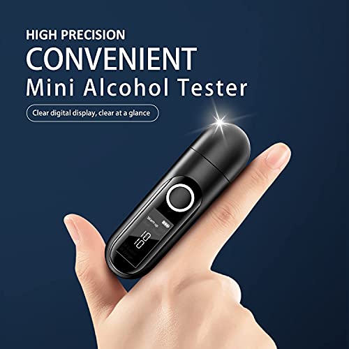 Breathalyzer,Relliser High-Accuracy Ultra-Portable Pocket Breathalizers, Rech...