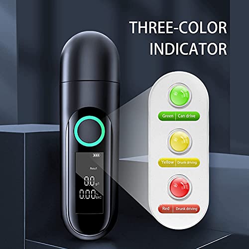 Breathalyzer,Relliser High-Accuracy Ultra-Portable Pocket Breathalizers, Rech...
