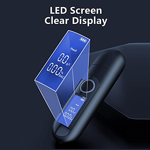 Breathalyzer,Relliser High-Accuracy Ultra-Portable Pocket Breathalizers, Rech...