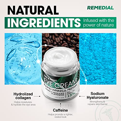 Eye Cream for Dark Circles Wrinkles Puffiness and Bags Under Eyes – Anti-Agin...