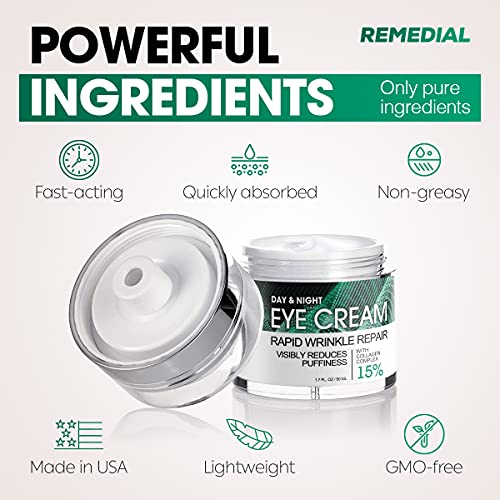 Eye Cream for Dark Circles Wrinkles Puffiness and Bags Under Eyes – Anti-Agin...