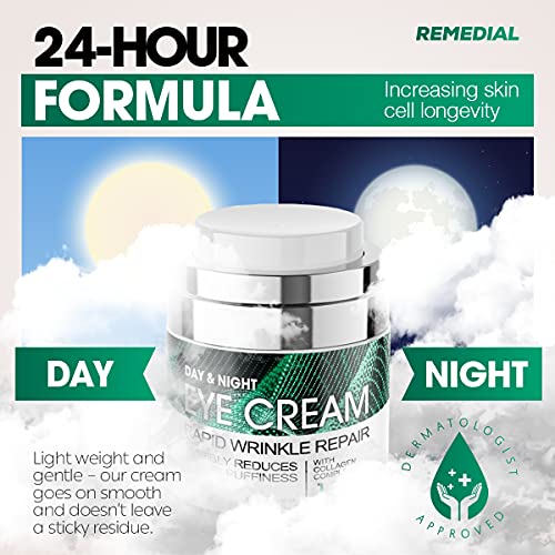 Eye Cream for Dark Circles Wrinkles Puffiness and Bags Under Eyes – Anti-Agin...