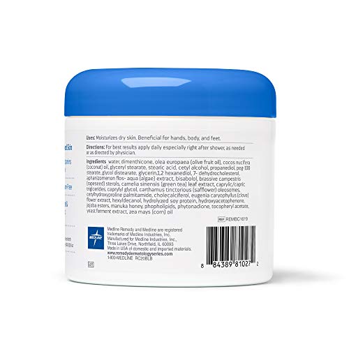 Remedy Dermatology Series Body Cream, for Extremely Dry Skin, Unscented, Bota...